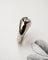 Bague 61 Bague jonc en or blanc et diamant 58 Facettes A11870