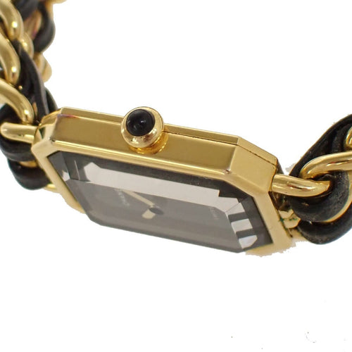 Montre Chanel Première Rock - Montre quartz en métal plaqué et cuir 58 Facettes v6bdpi