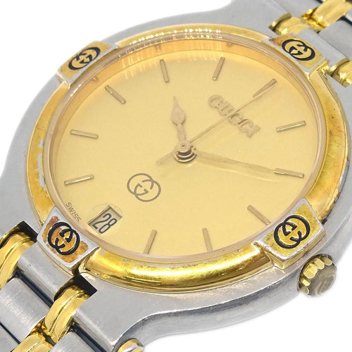Montre Gucci 9000L - Montre quartz en acier inoxydable et métal plaqué 58 Facettes z2qi6o77l0