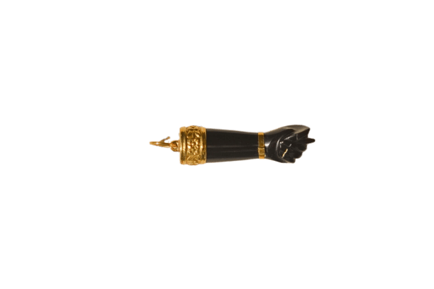 Pendentif Figa - Pendentif en or jaune 18 carats et onyx 58 Facettes Ref4015