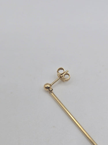 Boucles d'oreilles Boucles d'oreilles pendantes en or jaune 58 Facettes #BT