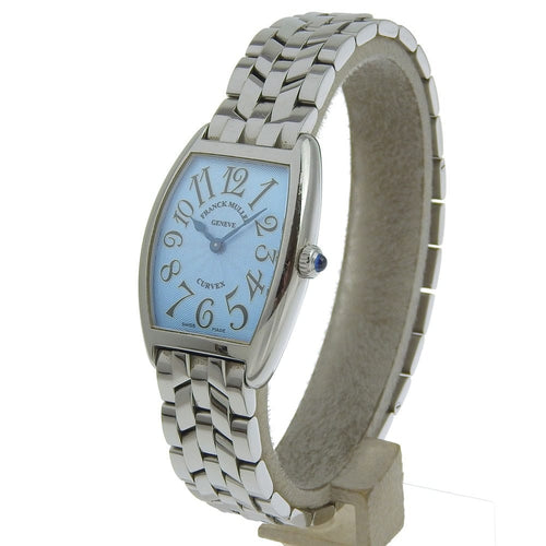 Montre Franck Muller Cintree Curvex - Montre quartz en acier inoxydable 58 Facettes p5jr4i