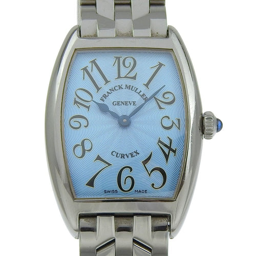 Montre Franck Muller Cintree Curvex - Montre quartz en acier inoxydable 58 Facettes p5jr4i