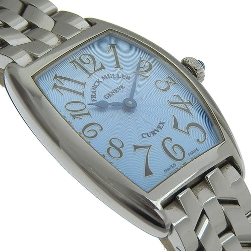 Montre Franck Muller Cintree Curvex - Montre quartz en acier inoxydable 58 Facettes p5jr4i