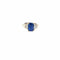 Bague 50 Bague en or blanc, diamants et saphir Sri Lanka 5,66 ct 58 Facettes 2.19411