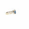 Bague 50 Bague en or blanc, diamants et saphir Sri Lanka 5,66 ct 58 Facettes 2.19411