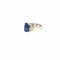 Bague 50 Bague en or blanc, diamants et saphir Sri Lanka 5,66 ct 58 Facettes 2.19411