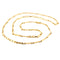 Collier Chaîne à maillons rectangulaires allongés en or jaune 18k 58 Facettes 278C31E6FBD6411BA6FDBFCB6DE4F926
