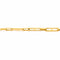 Collier Chaîne à maillons rectangulaires allongés en or jaune 18k 58 Facettes 278C31E6FBD6411BA6FDBFCB6DE4F926