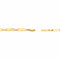 Collier Chaîne à maillons rectangulaires allongés en or jaune 18k 58 Facettes 278C31E6FBD6411BA6FDBFCB6DE4F926