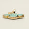 Van Cleef & Arpels Magic Alhambra - Pendentif en or jaune et turquoise 58 Facettes