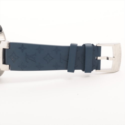 Montre Louis Vuitton - Montre Tambour quartz en acier 58 Facettes tmrs01