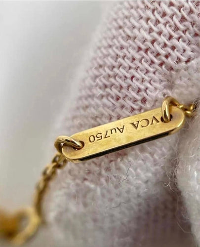 Collier Van Cleef & Arpels Sweet Alhambra - Collier en or jaune et nacre 58 Facettes Jnci39