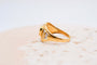 Bague 50 Bague nœud en or jaune, émeraude et diamants 58 Facettes 3988