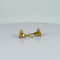 Boucles d'oreilles Boucles d'oreilles trèfles en or jaune et lapis-lazuli 58 Facettes 2602096