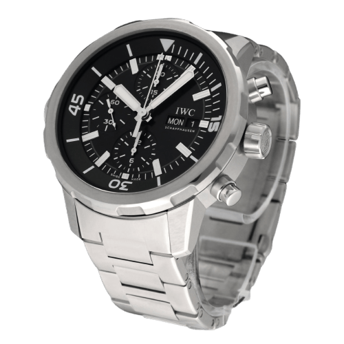 Montre IWC Aquatimer - Montre chronographe automatique IW376804 en acier 58 Facettes IWC/AQT/008