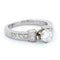 Bague 52.5 Bague Solitaire Vintage en or blanc 18k et diamants 58 Facettes 5499D82A8BC741C38EDD420BCC568F0F