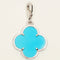 Van Cleef & Arpels Magic Alhambra - Pendentif en or blanc et turquoise 58 Facettes
