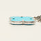 Van Cleef & Arpels Magic Alhambra - Pendentif en or blanc et turquoise 58 Facettes