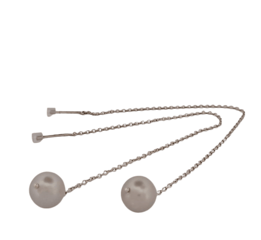 Boucles d'oreilles Boucles d'oreilles - Perles de culture en or blanc 58 Facettes 3042371