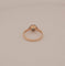 Bague 57.5 Bague en or jaune et blanc avec brillant 58 Facettes 2504810