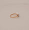 Bague 57.5 Bague en or jaune et blanc avec brillant 58 Facettes 2504810