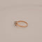 Bague 57.5 Bague en or jaune et blanc avec brillant 58 Facettes 2504810