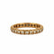 Bague 53 Alliance américaine - Bague en or jaune diamants 58 Facettes BO/230061