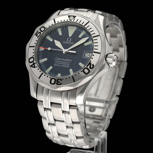 Montre Omega Seamaster - Montre Jacques Mayol en acier, 1999 58 Facettes OMG/SEA/403