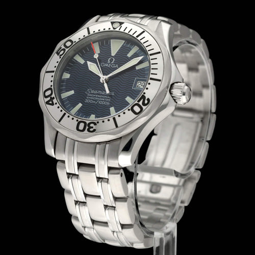 Montre Omega Seamaster - Montre Jacques Mayol en acier, 1999 58 Facettes OMG/SEA/403
