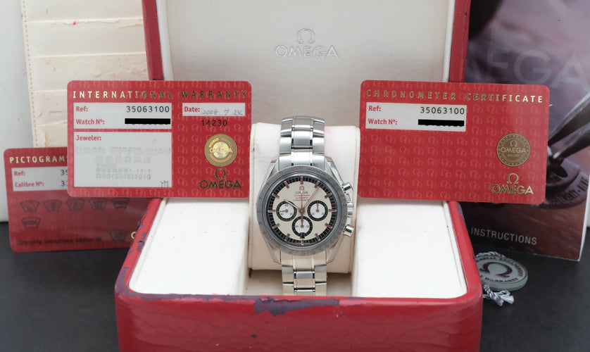 Montre Omega Speedmaster Schumacher - Montre 3506.31.00 en acier 58 Facettes OMG/SPP/087