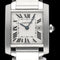 Montre Cartier Tank Française - Montre 2465 en acier 58 Facettes CRT/TNK/010