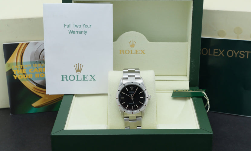 Montre Rolex Air King - Montre Precision 14010M en acier 58 Facettes ROL/AIK/228