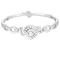Bracelet Bracelet - Jonc torsadé en or blanc et diamants 58 Facettes BO/250007/