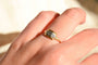 Bague Art déco - Bague rectangulaire en or jaune et blanc 58 Facettes 4001