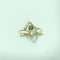Bague en or jaune 18 carats avec saphir et diamants 58 Facettes 260154