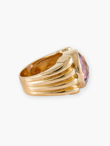 Bague 55 Fred - Bague en or jaune améthyste 58 Facettes 1409-21