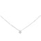 Collier Collier point lumière en or blanc et diamant 58 Facettes 175