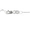 Collier point lumière en or blanc et diamant 58 Facettes 175
