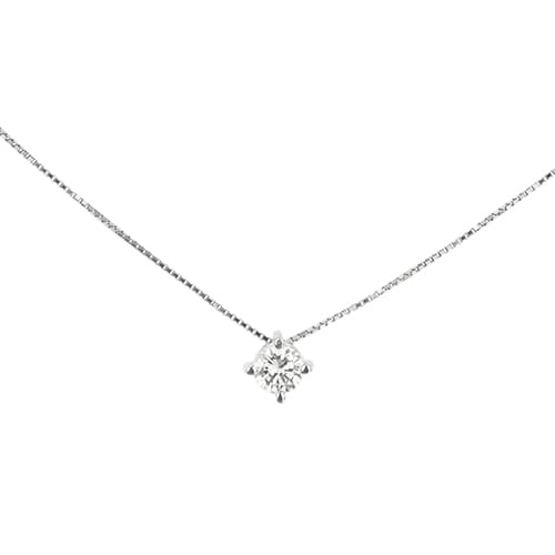 Collier point lumière en or blanc et diamant 58 Facettes 175