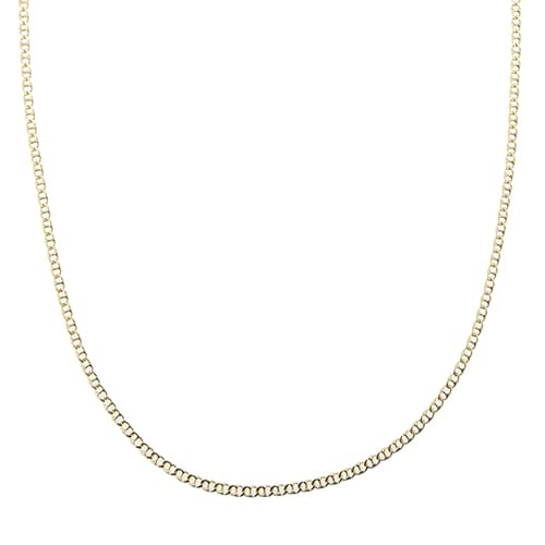 Collier maille traversino en or jaune 18 ct 58 Facettes 36643