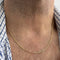 Collier maille traversino en or jaune 18 ct 58 Facettes 36643