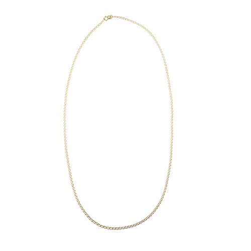 Collier maille traversino en or jaune 18 ct 58 Facettes 36643