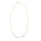 Collier maille traversino en or jaune 18 ct 58 Facettes 36643
