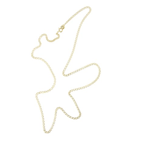 Collier maille traversino en or jaune 18 ct 58 Facettes 36643