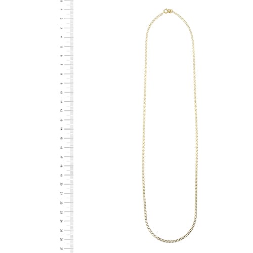 Collier maille traversino en or jaune 18 ct 58 Facettes 36643