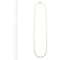 Collier maille traversino en or jaune 18 ct 58 Facettes 36643