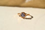Bague 46 Bague solitaire en or jaune 14 carats et améthyste 58 Facettes 3958