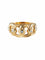 Bague 56 Maillon - Bague en or jaune et diamants 58 Facettes BO/130085