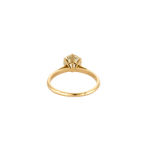 Bague 54 Bague solitaire en or jaune et diamant 58 Facettes BO/240043 NSS